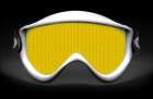 GOGGLE STICKER - SOLID YELLOW